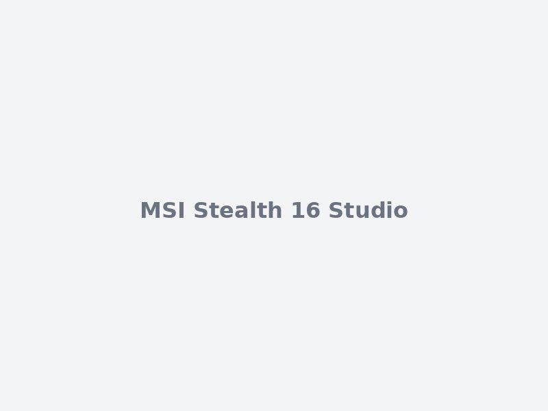 MSI Stealth 16 Studio